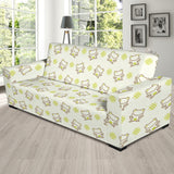 Cute Cartoon Frog Baby Pattern Sofa Slipcover