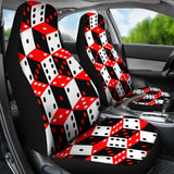Dice Pattern Print Design 02 Universal Fit Car Seat Covers
