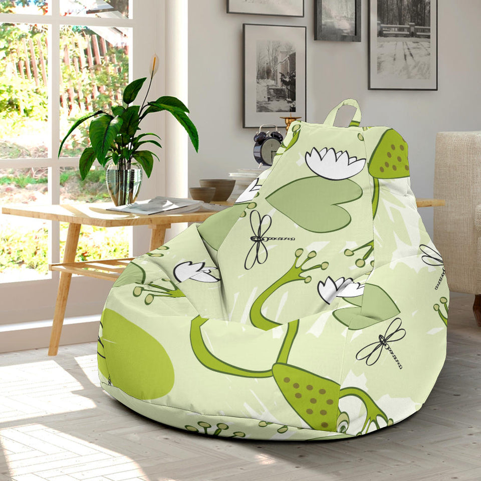 Cute Frog Dragonfly Pattern Bean Bag Cover