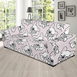 Cute French Bulldog Pattern Sofa Slipcover