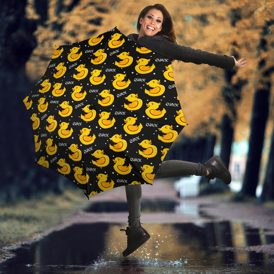 Duck Toy Pattern Print Design 05 Umbrella