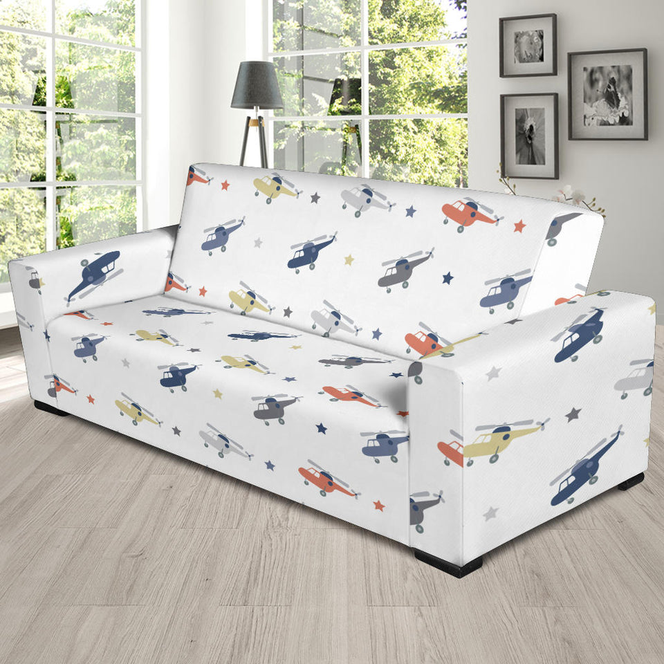 Cute Helicopter Star Pattern Sofa Slipcover