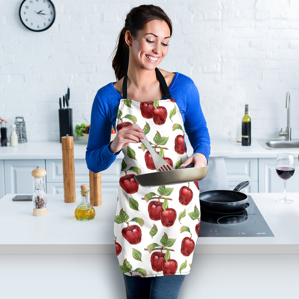 Red Apples Pattern Adjustable Apron