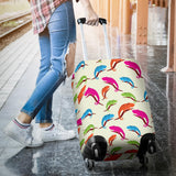 Colorful Chameleon Lizard Pattern Luggage Covers