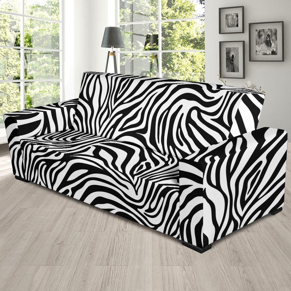 Zebra Skin Pattern Sofa Slipcover