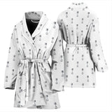 Engine Piston Background Pattern Print Design 01 Women's Bathrobe