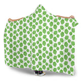 Hop Pattern Background Hooded Blanket