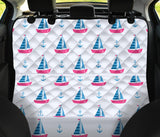 Sailboat Anchor Pattern Dog Car Seat Covers
