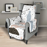 Polar bears star poka dot pattern Chair Cover Protector