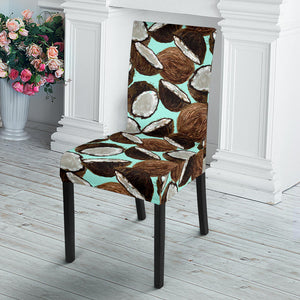 Coconut Pattern Print Design 03 Dining Chair Slipcover