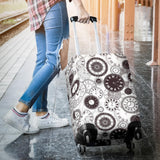 Classic Vintage Clock Pattern Luggage Covers