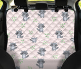 Cute Raccoons Leaves Pattern Dog Car Seat Covers