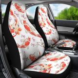 Watercolor Koi Fish Carp Fish Pattern Universal Fit Car Seat Covers