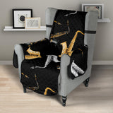 saxophone design pattern Chair Cover Protector