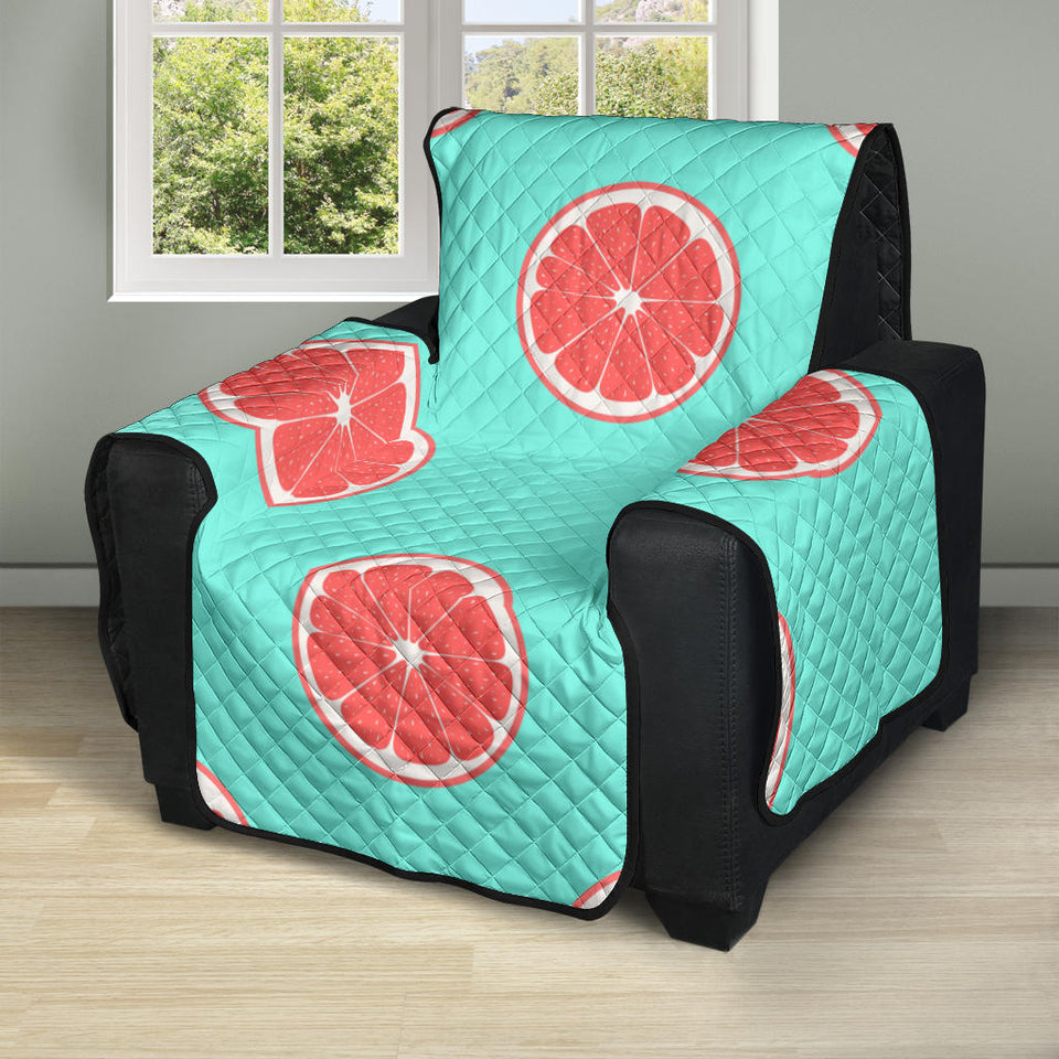 Grapefruit green background Recliner Cover Protector