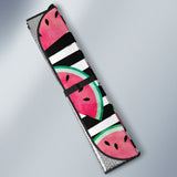 Watercolor Paint Textured Watermelon Pieces Car Sun Shade