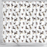 Chihuahua Dog Pattern Shower Curtain Fulfilled In US