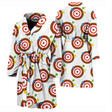 Darts Pattern Print Design 04 Men's Bathrobe