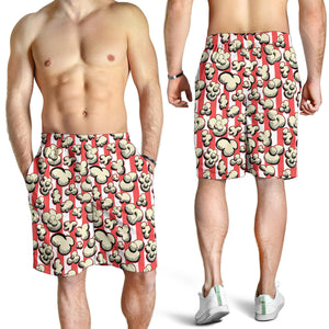 Popcorn Pattern Print Design 05 Men Shorts