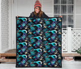 Dragon Sea Wave Pattern Premium Quilt