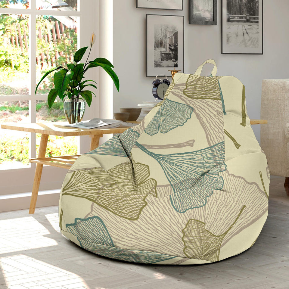 Ginkgo Leaves Design Pattern Bean Bag Cover