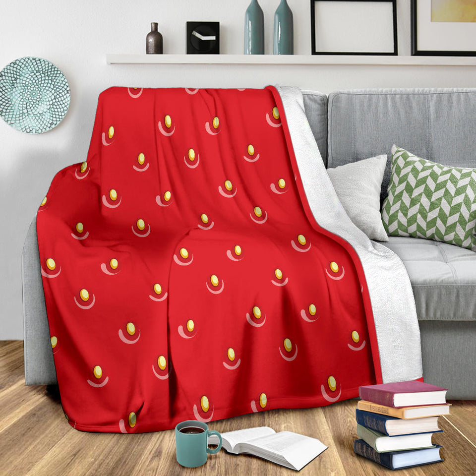 Strawberry Texture Skin Pattern Premium Blanket