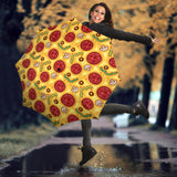 Pizza Texture Pattern Umbrella