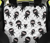 Ninja Pattern Plaid Background Dog Car Seat Covers