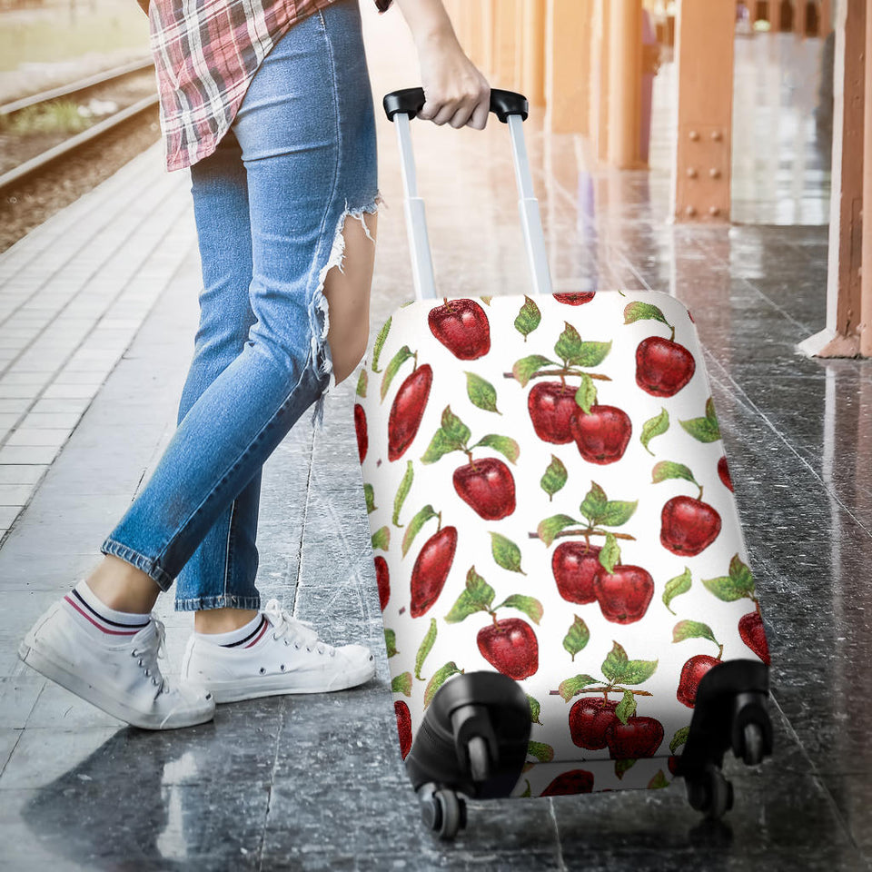 Red Apples Pattern Luggage Covers