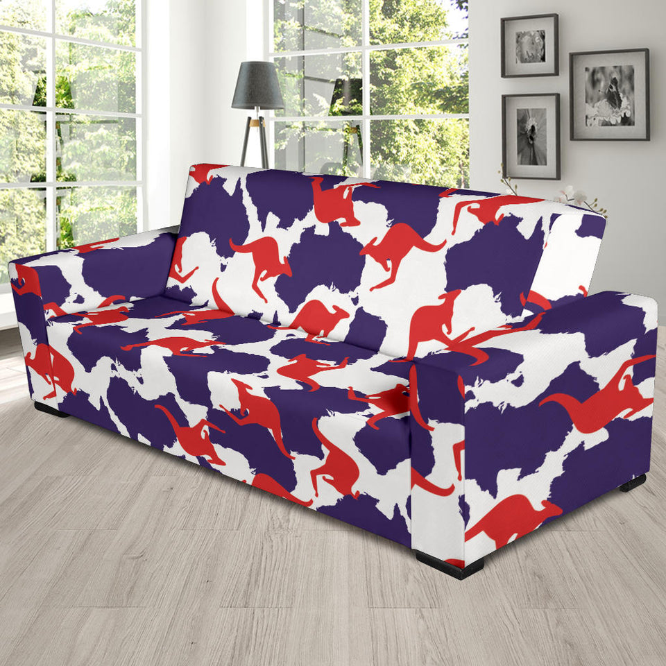 Kangaroo Australian Pattern Sofa Slipcover