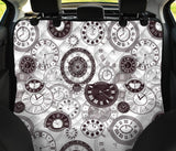 Classic Vintage Clock Pattern Dog Car Seat Covers