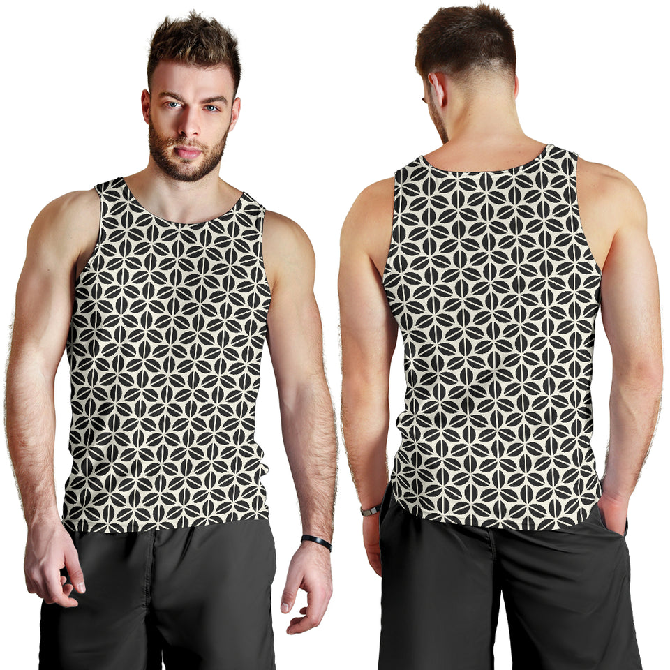 Coffee bean abstract modern pattern Men Tank Top
