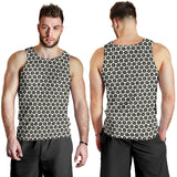 Coffee bean abstract modern pattern Men Tank Top