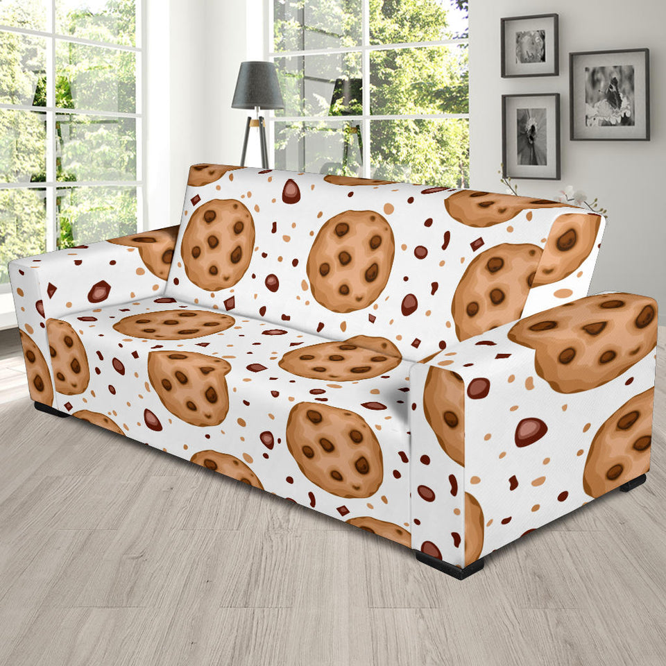 Chocolate Chip Cookie Pattern Sofa Slipcover