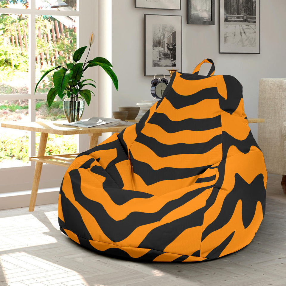 Bengal Tigers Skin Print Pattern Bean Bag Cover