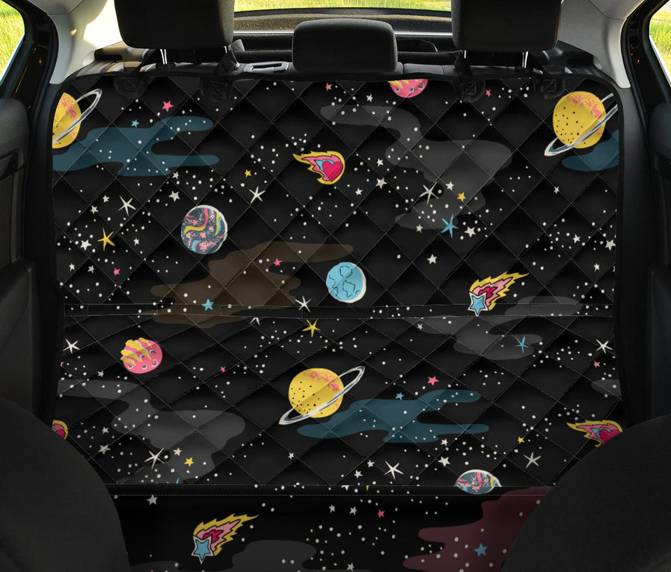 Space Pattern Dog Car Seat Covers