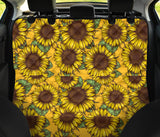 Sunflower Pattern Dog Car Seat Covers