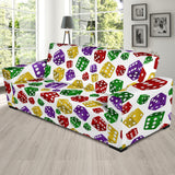 Dice Pattern Print Design 03 Sofa Slipcover