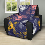 Koi Fish Carp Fish pattern Recliner Cover Protector