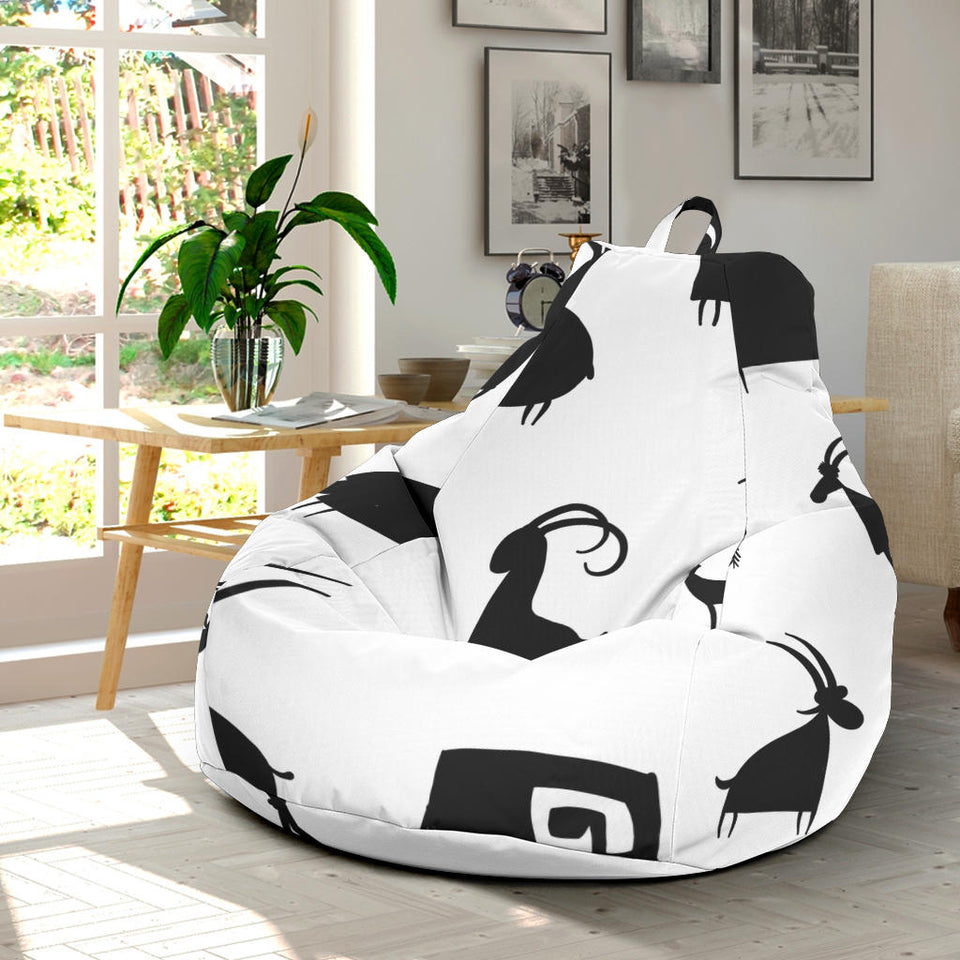 Goat Ram Pattern Bean Bag Cover