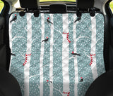 Crows Christmas Hat Scarf Dog Car Seat Covers