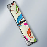 Colorful Chameleon Lizard Pattern Car Sun Shade