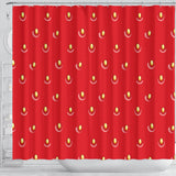 Strawberry Texture Skin Pattern Shower Curtain Fulfilled In US