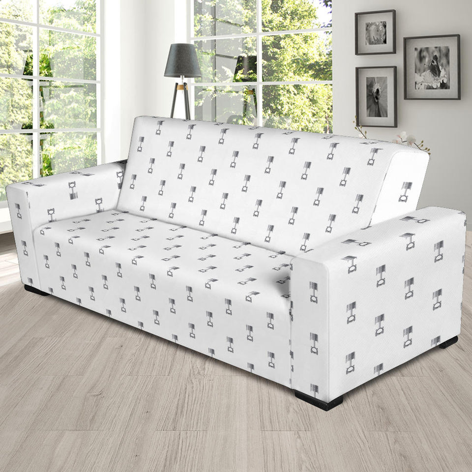 Engine Piston Background Pattern Print Design 01 Sofa Slipcover