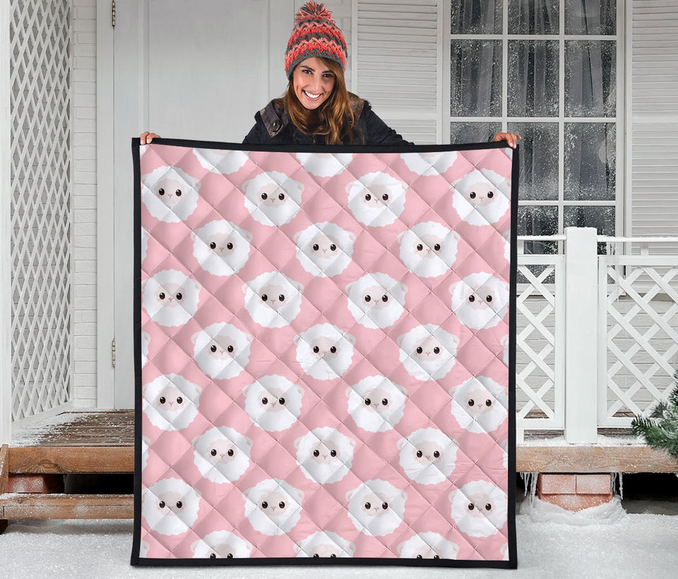 Cute Sheep Pattern Premium Quilt