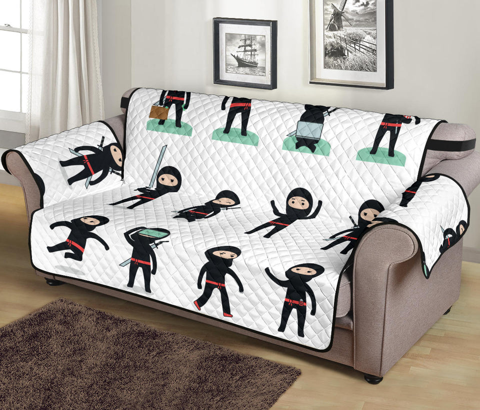 Cute ninja katana sword pattern Sofa Cover Protector