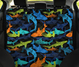 Colorful Shark Dog Car Seat Covers