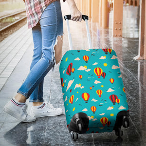 Hot Air Balloon Sky Pattern Luggage Covers