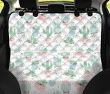 Pastel Colorcactus Pattern Copy Dog Car Seat Covers
