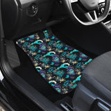 Dragon Sea Wave Pattern Front Car Mats